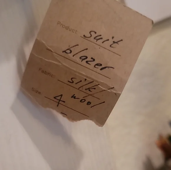 Petite Elegant Burgundy Silk Wool Womens Blazer NWT - Picture 5 of 5